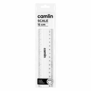 camlin 15cm transparent scale | school measuring ruler