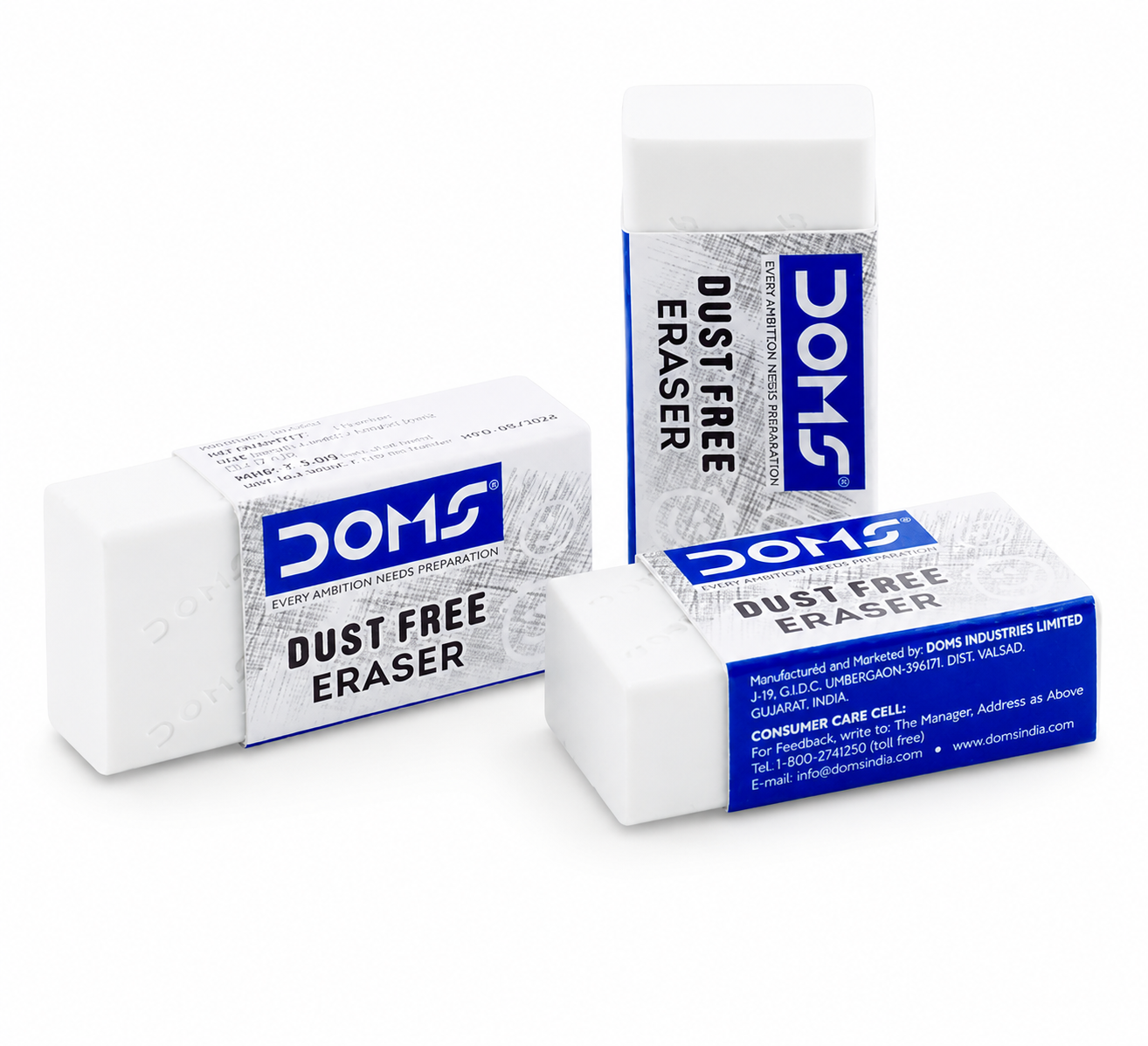doms dust free eraser | smooth & clean erasing doms dust free eraser | smooth & clean erasing