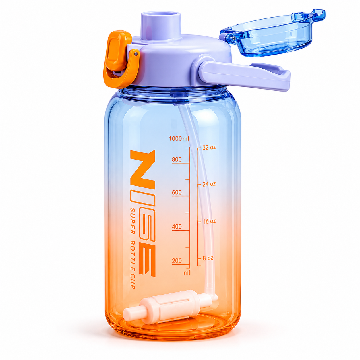 1000ml big nice sipper bottle | leakproof water bottle with straw 1000ml big nice sipper bottle | leakproof water bottle with straw