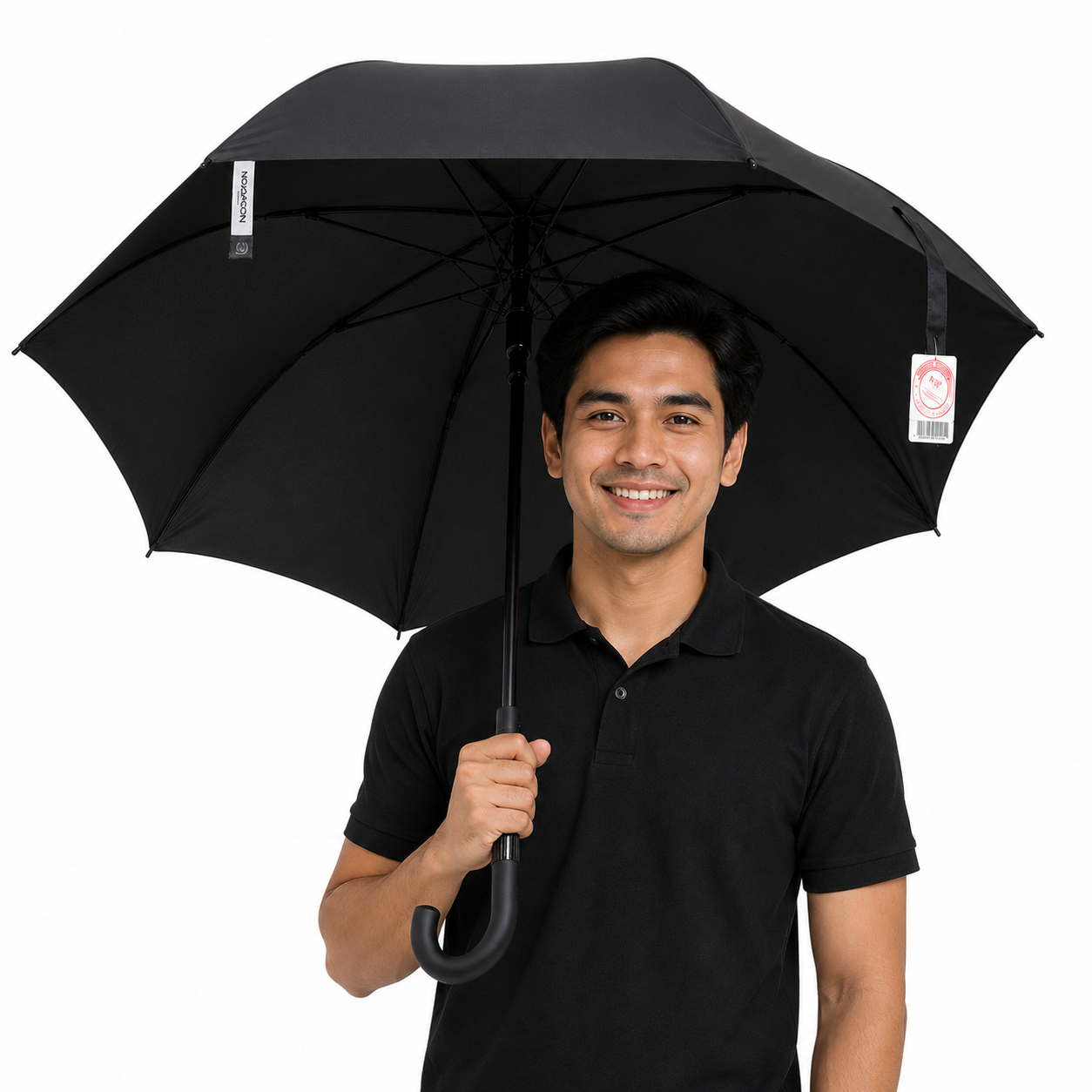bb kalan black real star umbrella | premium rain & sun protection bb kalan black real star umbrella | premium rain & sun protection