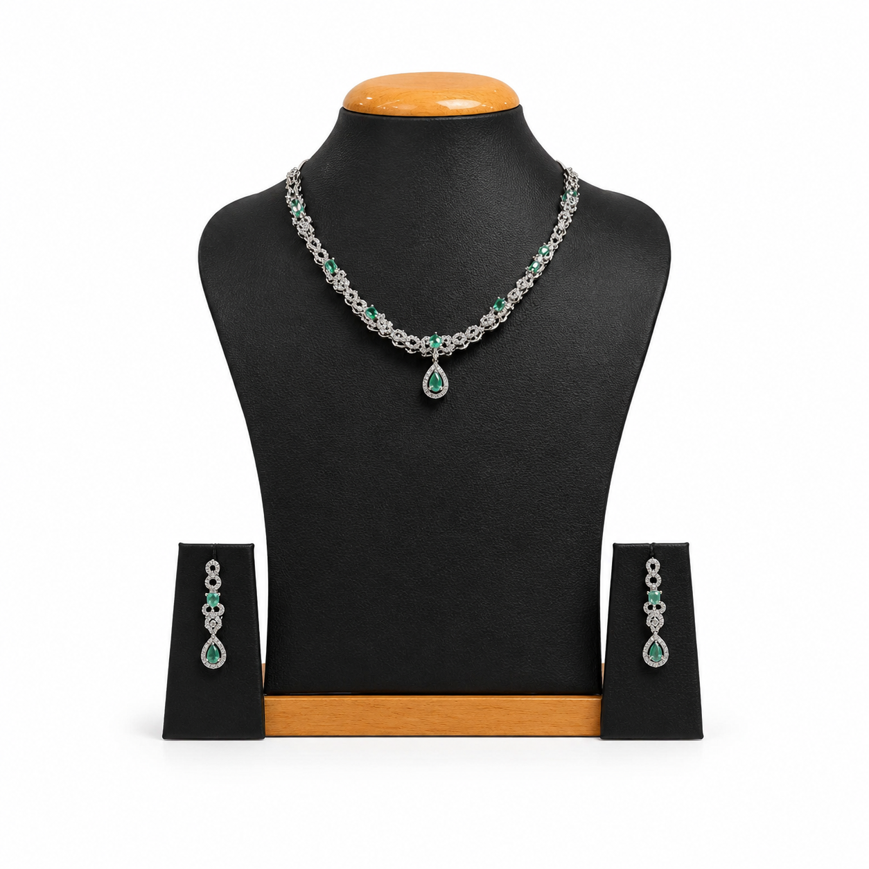 mh rhodium necklace set | premium designer jewelry for women mh rhodium necklace set | premium designer jewelry for women