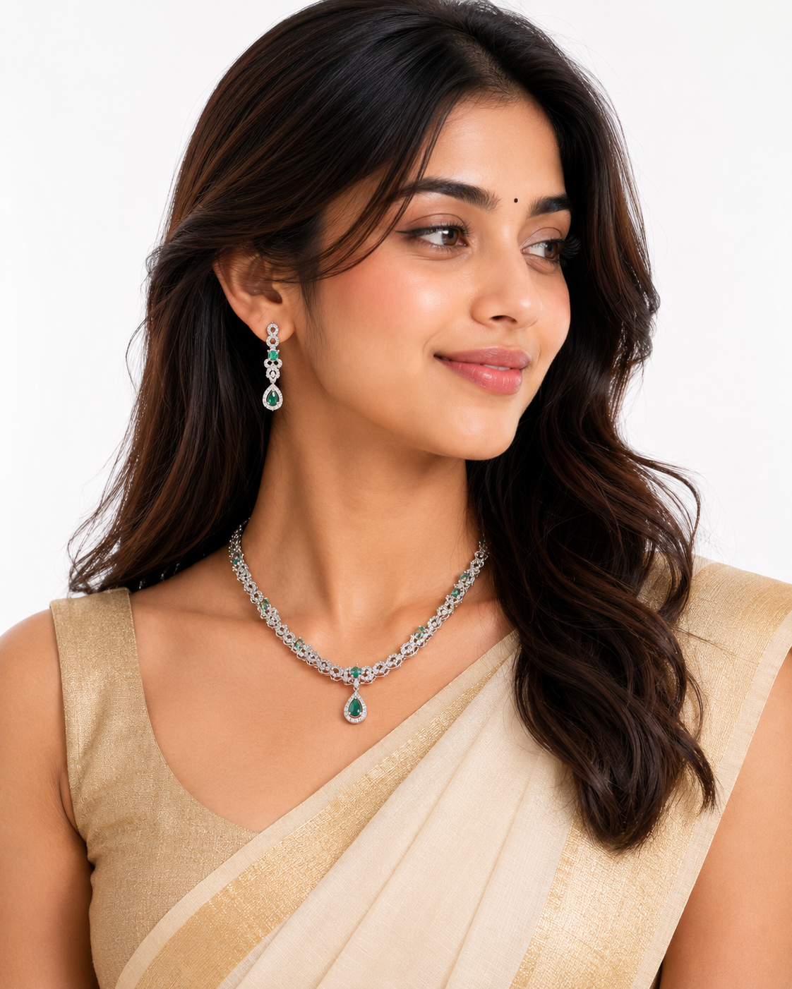 mh rhodium necklace set | premium designer jewelry for women mh rhodium necklace set | premium designer jewelry for women