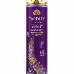 yardley violet & raspberry body spray for women | long lasting floral fragrance