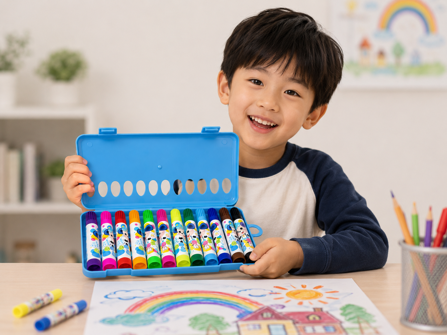 av water colour pen 12 shades set | colouring pens for kids av water colour pen 12 shades set | colouring pens for kids
